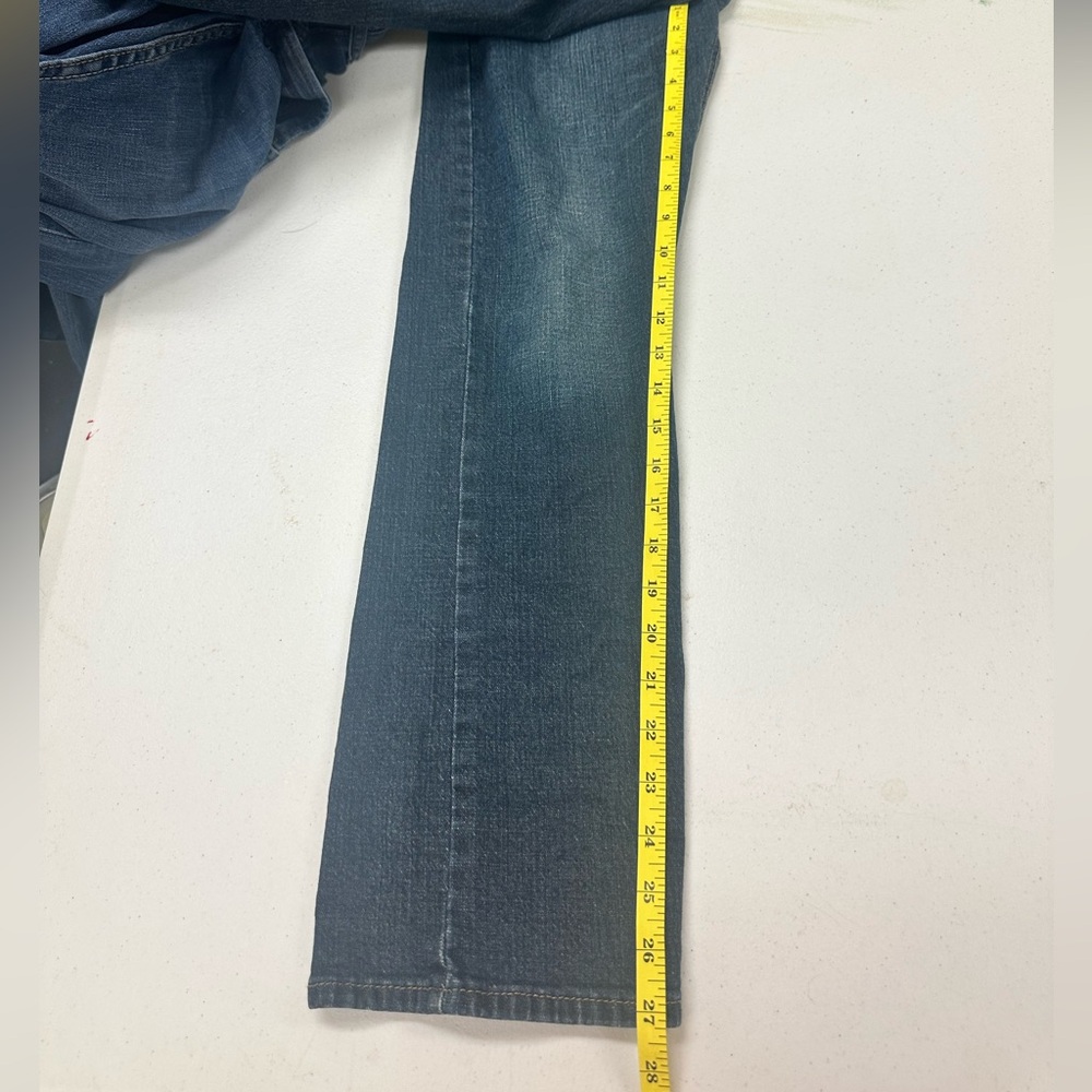 Signature Levi Strauss Straight Fit Jeans - Dark Blue - Boy’s Size 16 - Picture 8 of 10